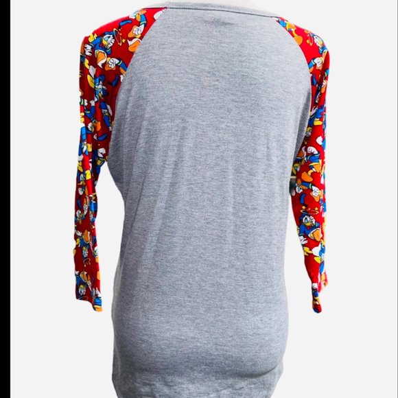 LuLaRoe Randy Disney Donald Duck baseball t Small - Picture 3 of 5